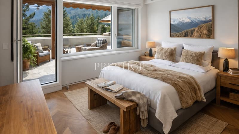 2,5 pces avec grande terrasse au centre de Crans (5)