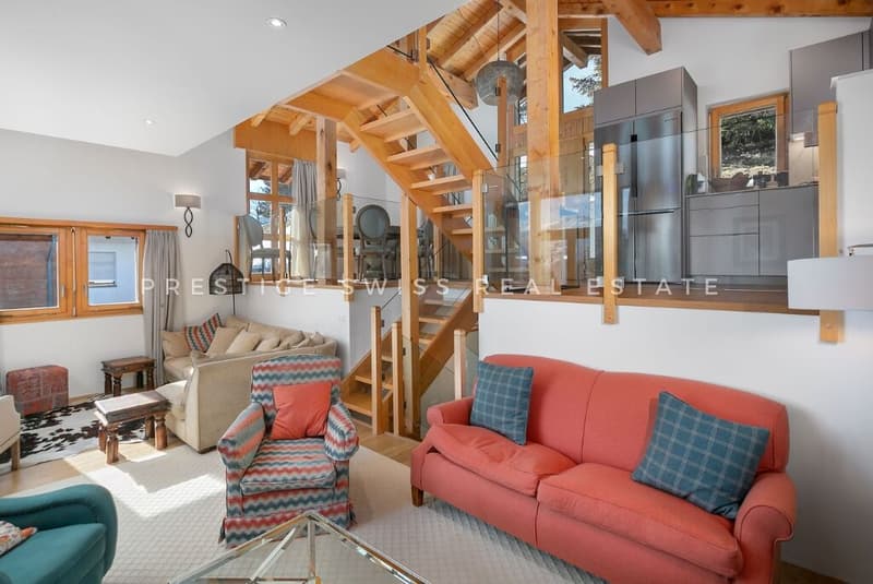 Chalet de 5 pièces avec vue imprenable à Anzère (3)