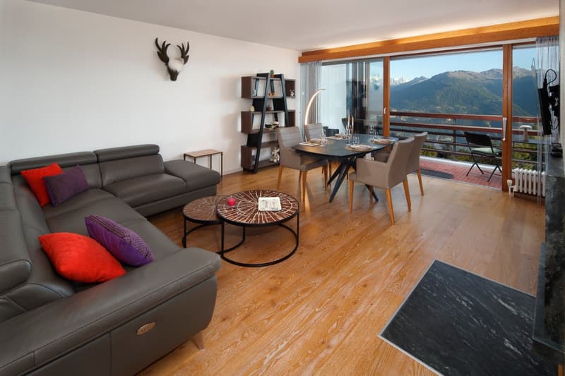 3.5pces en SI avec vue panoramique sur les montagnes – Crans-Montana (4)