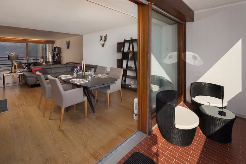 3.5pces en SI avec vue panoramique sur les montagnes – Crans-Montana (3)
