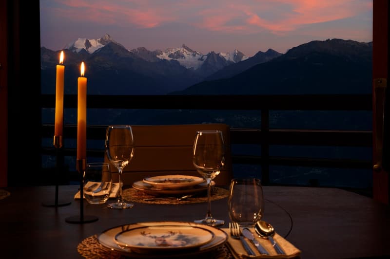 3.5pces en SI avec vue panoramique sur les montagnes – Crans-Montana (17)