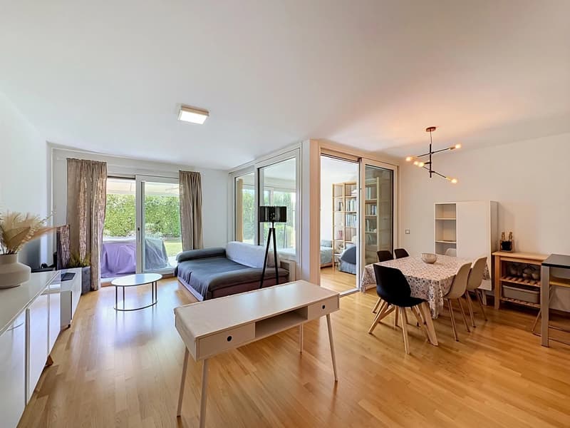 Appartement de 2.5 pièces avec véranda et jardin privatif à Saint-Sulpice (3)