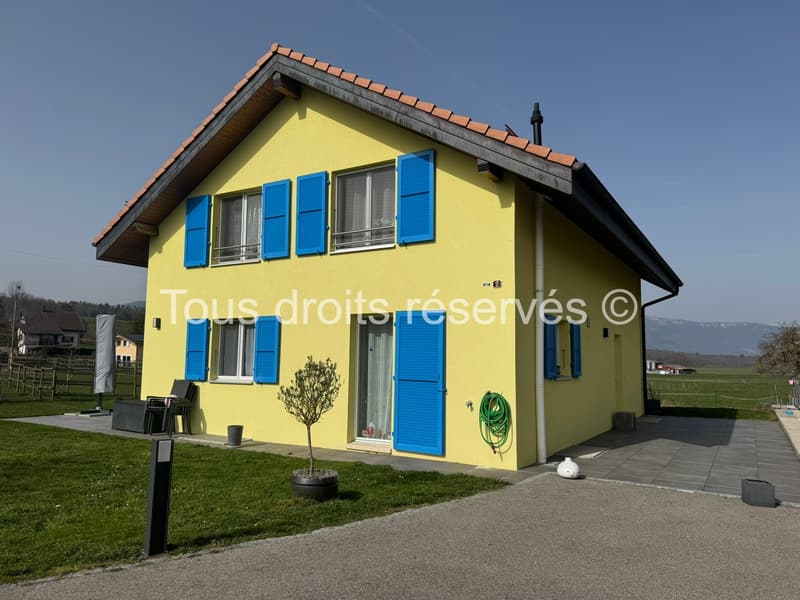 Beautiful individual villa with 5.5 rooms in Bofflens (2)