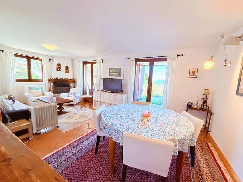 Prächtige 3.5 Zimmer Wohnung in Crans-Montana - Geräumig & hell - Ruhige Lage - Schöne Aussicht - Große Terrasse (5)