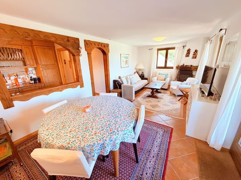 Prächtige 3.5 Zimmer Wohnung in Crans-Montana - Geräumig & hell - Ruhige Lage - Schöne Aussicht - Große Terrasse (3)