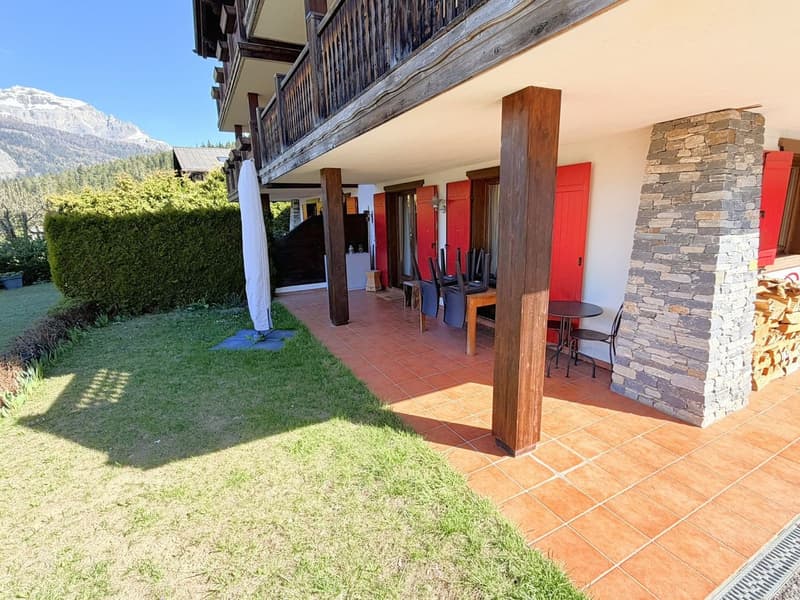 Prächtige 3.5 Zimmer Wohnung in Crans-Montana - Geräumig & hell - Ruhige Lage - Schöne Aussicht - Große Terrasse (13)