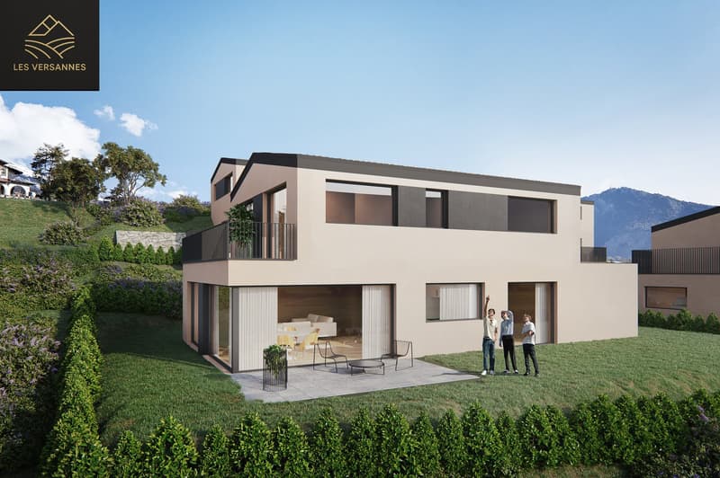 Casa unifamiliare moderna di 4,5/5,5 locali in vendita a Grimisuat (2)