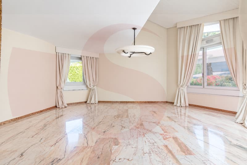 Villa contemporaine avec piscine intérieure à louer non meublée (8)