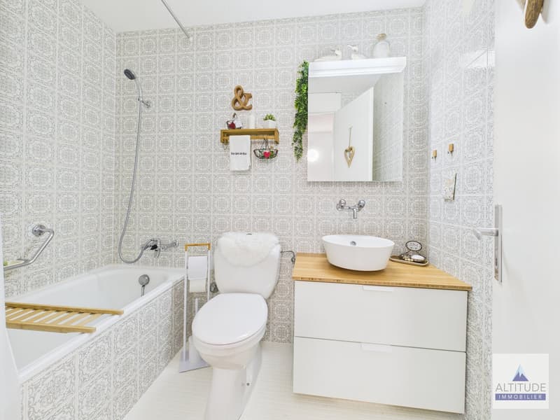 Furnished and equipped studio – 7th floor – Gentianes Tower, Aminona (7)
