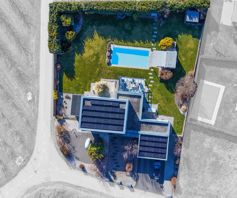 Villa contemporaine avec piscine à Fully ! (4)