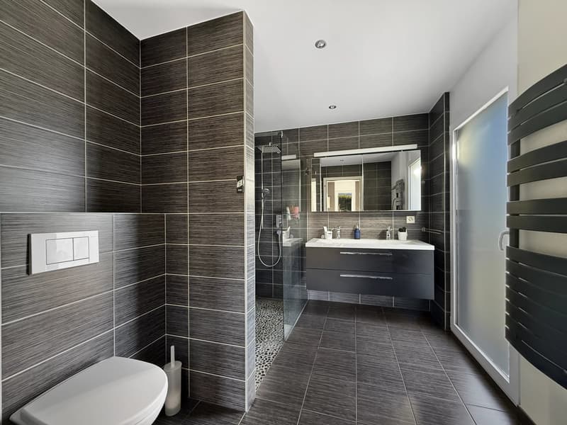 Villa contemporaine avec piscine à Fully ! (13)