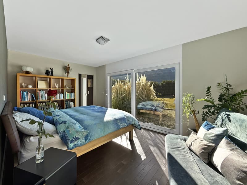Villa contemporaine avec piscine à Fully ! (11)