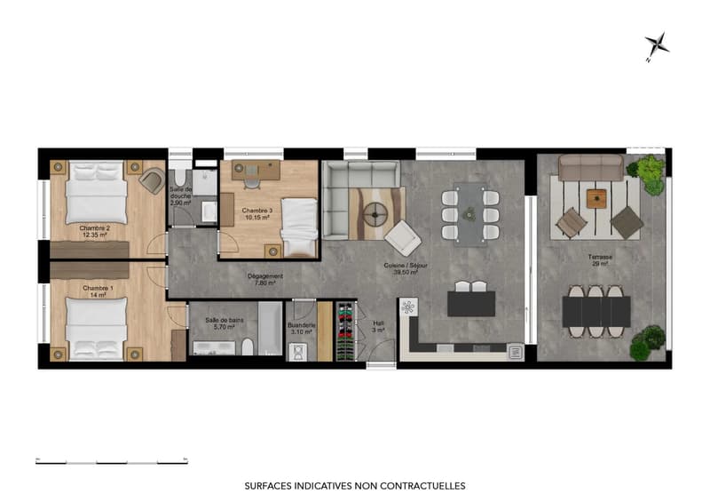Mansarda nuova di 4,5 locali - Minergie - Vista - Martigny (6)