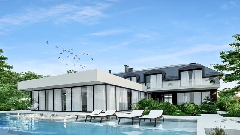 Projet d'une luxueuse villa contemporaine pied dans l'eau,  Rolle (2)