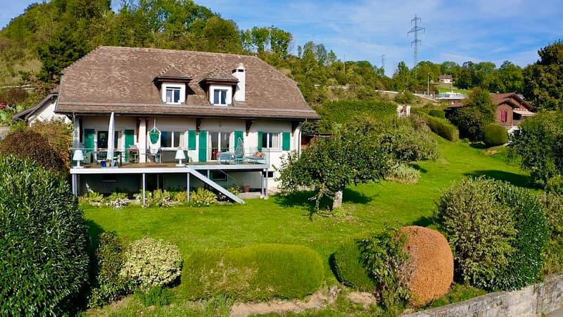 Très belle maison familiale rénovée avec vue sur le lac, Chexbres (2)