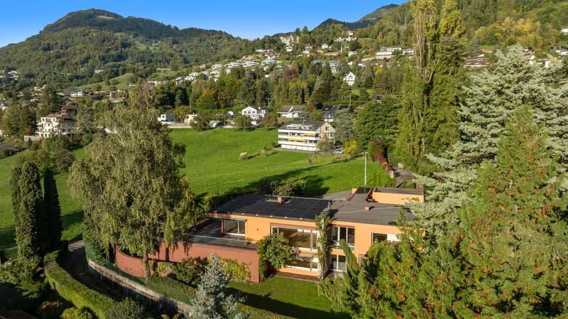 Propriété contemporaine rénovée avec vue panoramique à Chernex (2)
