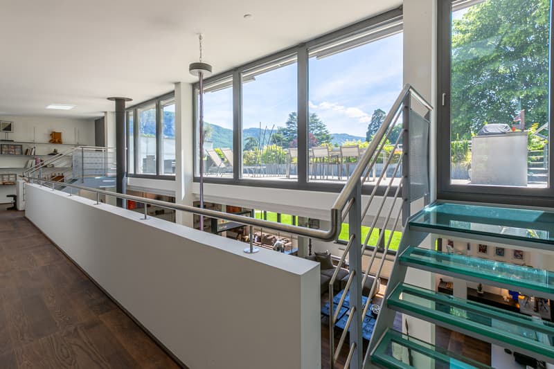 Superbe loft duplex de 338 m², terrasse, parc 3ha, proche de Carouge (11)