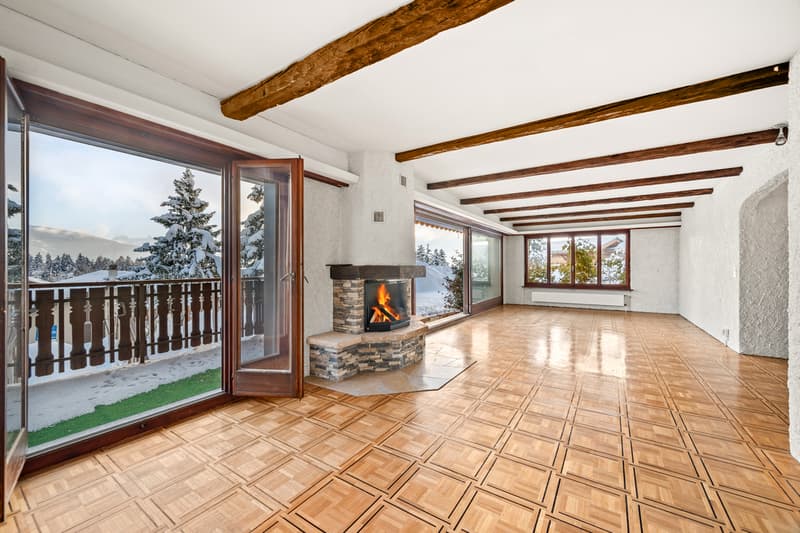 Chalet avec vue sur les Alpes et potentiel exceptionnel (5)