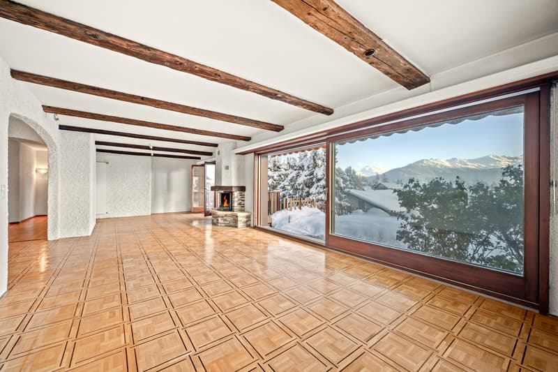 Chalet avec vue sur les Alpes et potentiel exceptionnel (4)