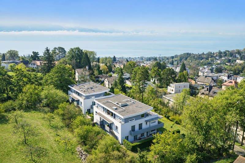 Magnifique duplex et attique moderne avec vue lac à Lausanne (1)