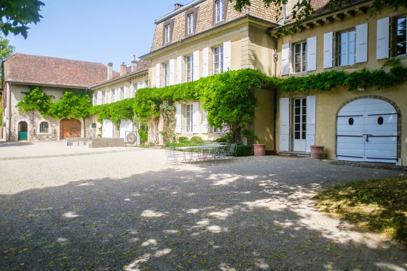 Château du XVIII, parc de 15'000 m2, Entre Lausanne et Genève (6)