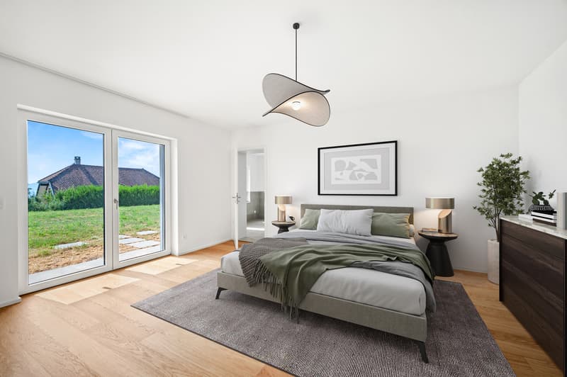 Villa contemporaine clé en main, avec vue 180 - Arzier-le-Muids (12)