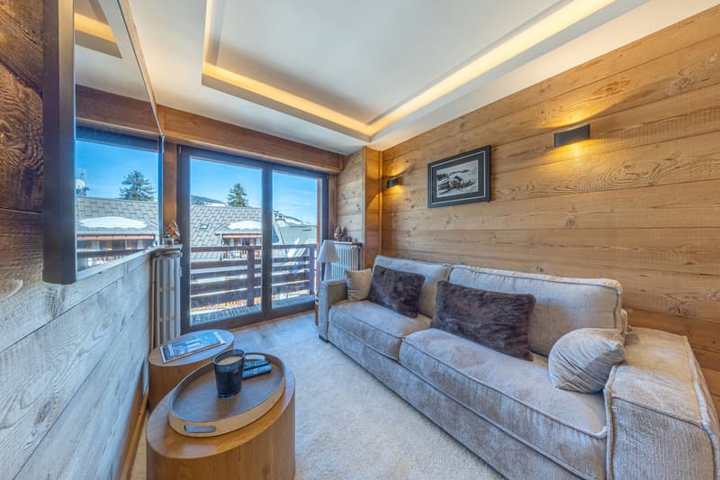 Superbe T3 en centre ville de Megève, le Chamois (2)