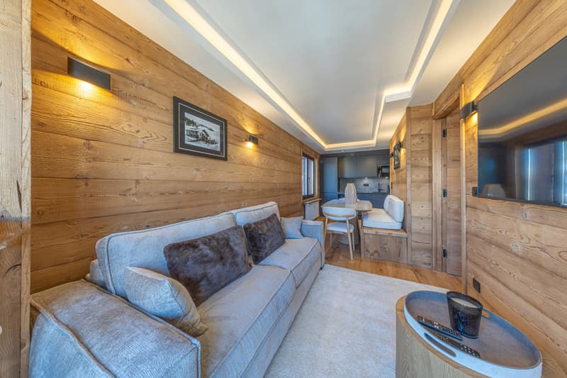 Superbe T3 en centre ville de Megève, le Chamois (3)