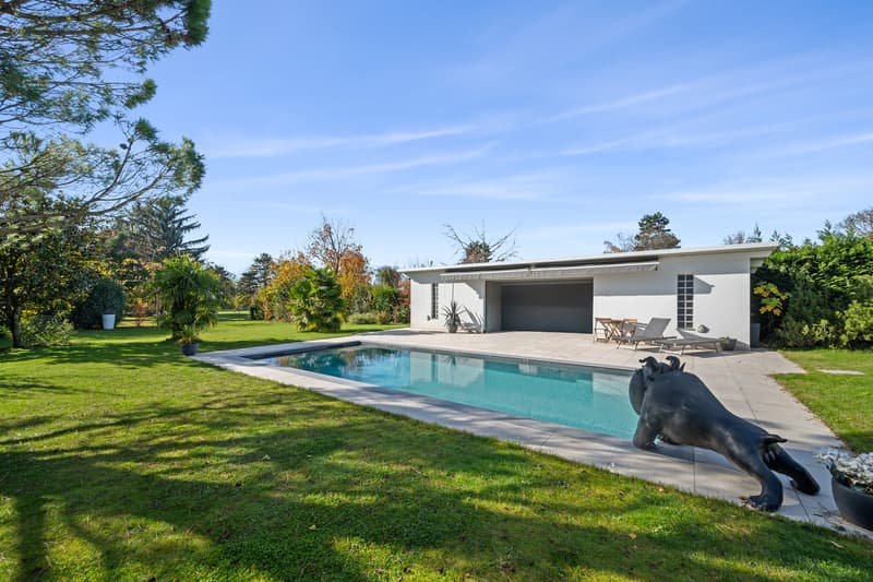 Maison d'architecte dans la campagne genevoise, Rive gauche, Genève (13)