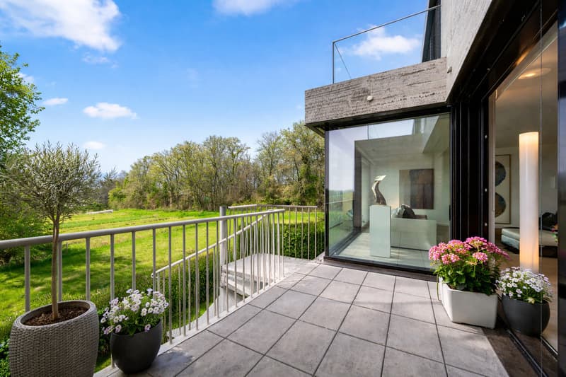 Superbe duplex de 328 m2 avec jardins et vue lac au coeur de Corsier (1)