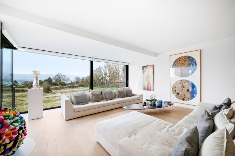 Superbe duplex de 328 m2 avec jardins et vue lac au coeur de Corsier (6)