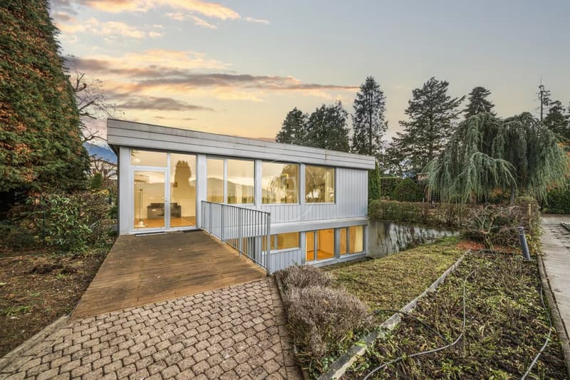 Villa a un piano superba con appartamento indipendente - Chernex (1)
