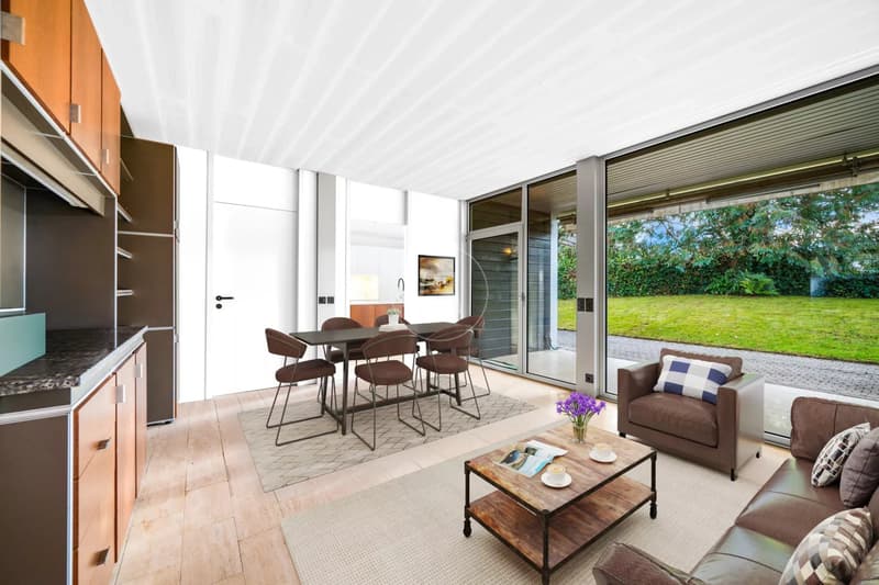 Villa a un piano superba con appartamento indipendente - Chernex (6)