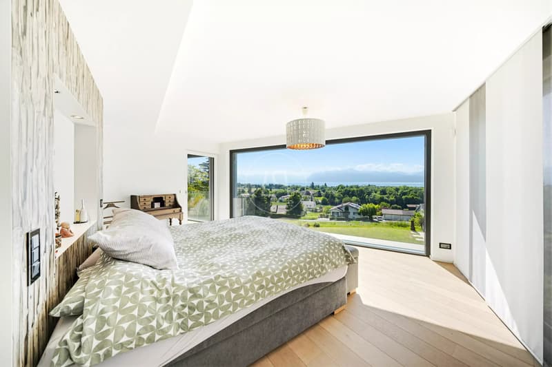 Superba villa progettata da un architetto con vista panoramica a Lully (10)