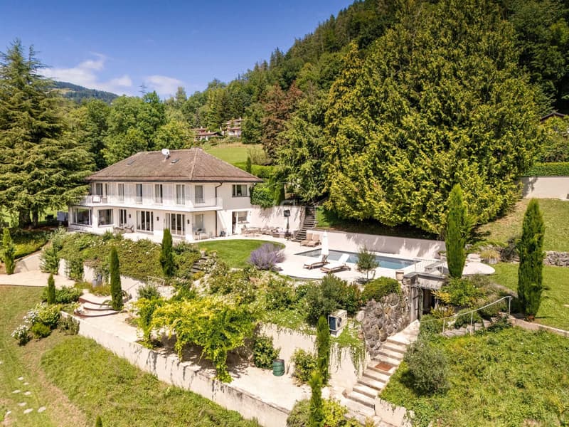 Superba proprietà con piscina e vista panoramica su Montreux (3)
