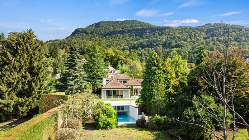 Proprietà affascinante da ristrutturare, vista e piscina interna a St-Légier (4)