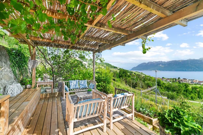 Bella proprietà moderna con vista panoramica a Lutry (1)