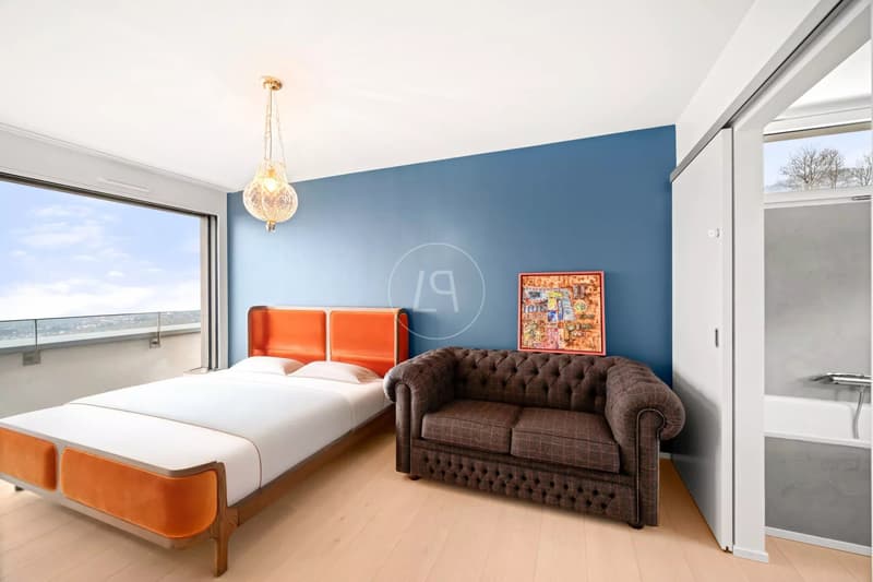 Stupendo attico moderno con vista panoramica vicino a Montreux (9)