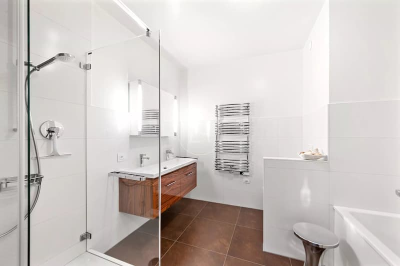 Magnifico duplex moderno e penthouse con vista sul lago a Losanna (13)