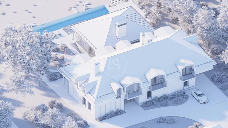 Progetto per una proprietà moderna di lusso fronte lago, Rolle (7)
