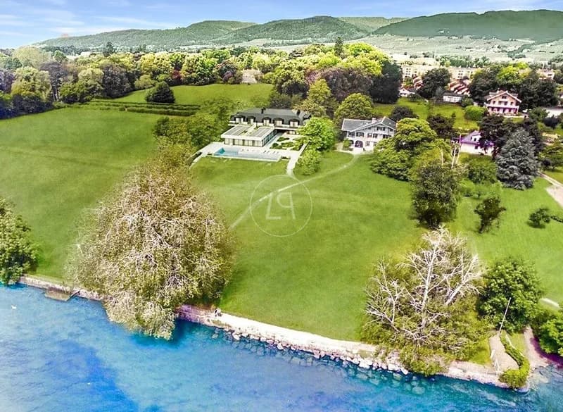 Progetto per una proprietà moderna di lusso fronte lago, Rolle (1)