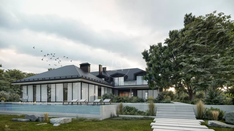 Progetto per una proprietà moderna di lusso fronte lago, Rolle (4)