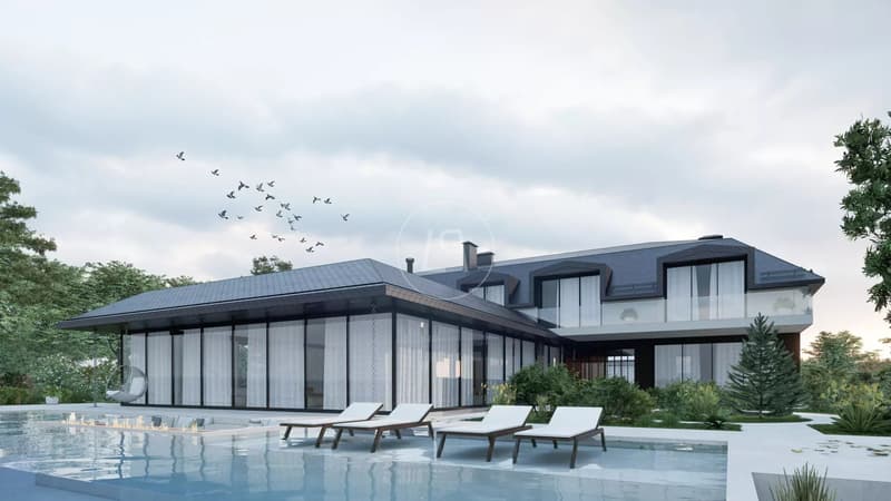 Progetto per una proprietà moderna di lusso fronte lago, Rolle (3)