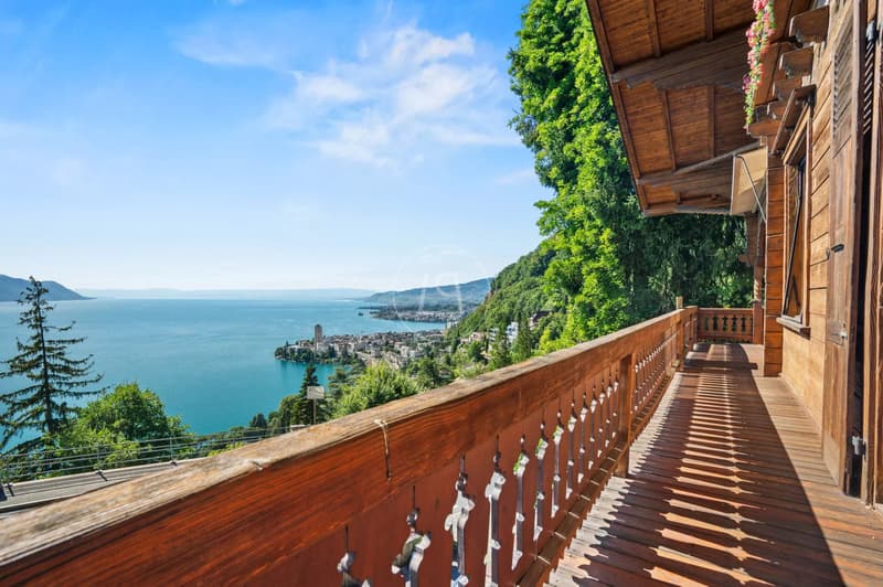 Molto bella proprietà del primo '900 con vista panoramica, Territet (12)