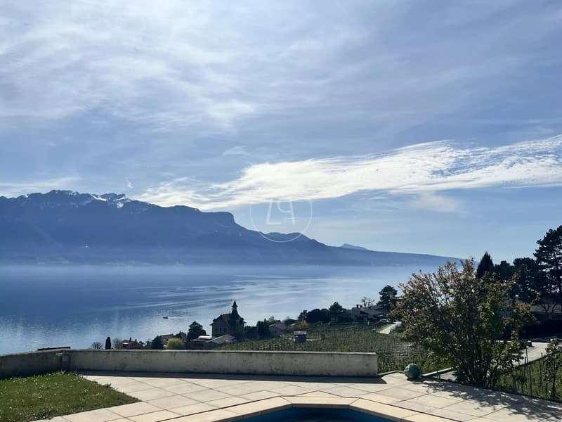 Villa in the heart of the vineyards, spectacular view ? Corseaux (4)