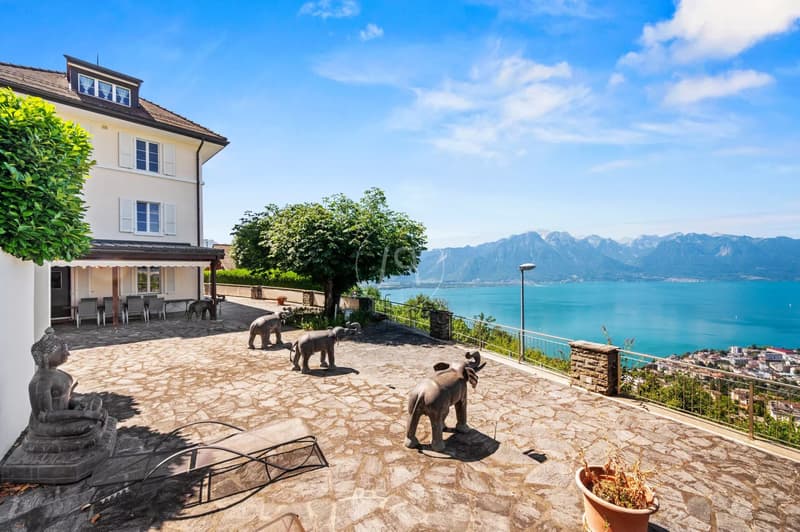 Proprietà affascinante con vista panoramica sulle alture di Montreux (1)