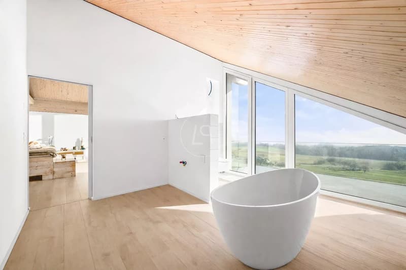 Schöne, vom Architekten entworfene Villa mit Seeblick in der Nähe von Morges (11)