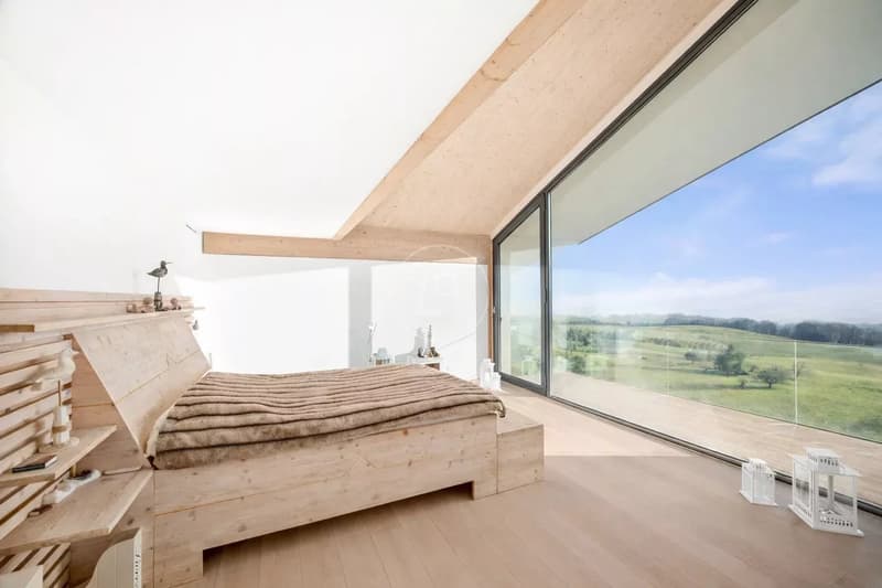 Schöne, vom Architekten entworfene Villa mit Seeblick in der Nähe von Morges (10)