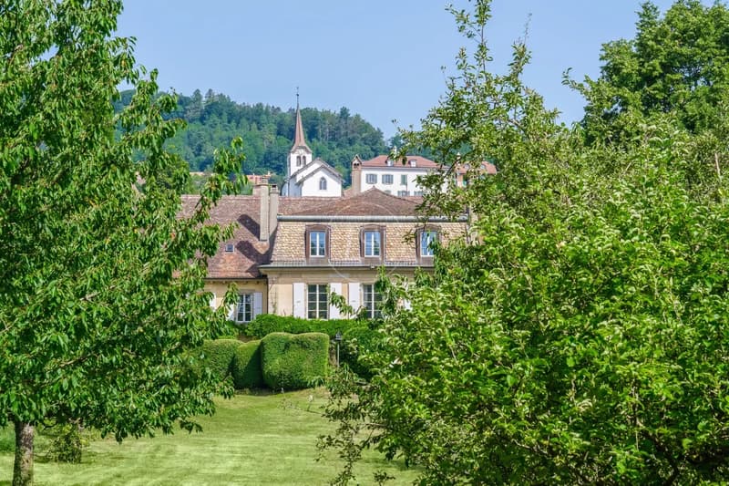 Historisches Schloss aus dem 18. Jahrhundert, 15.000 m2 Park, zwischen Lausanne und Nyon (1)