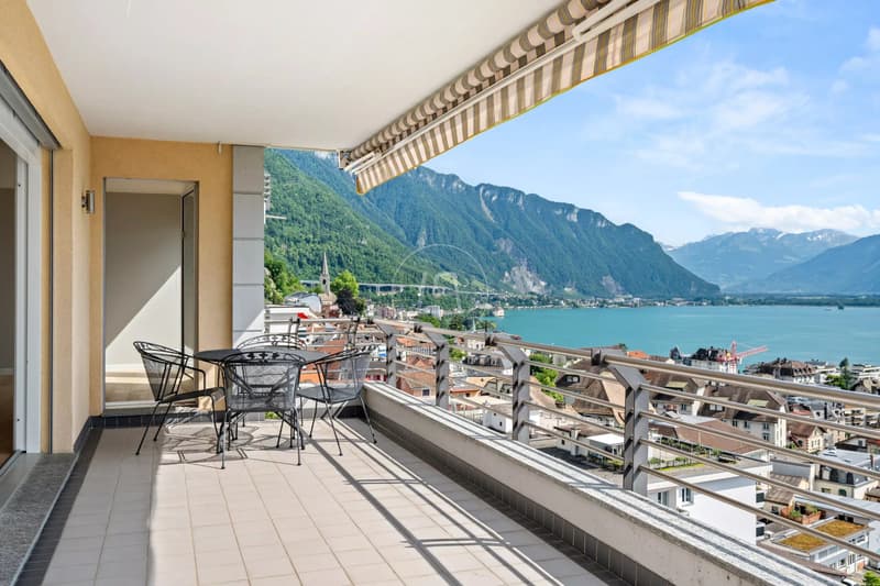 Superbe Apartment mit Panoramablick in Montreux (1)